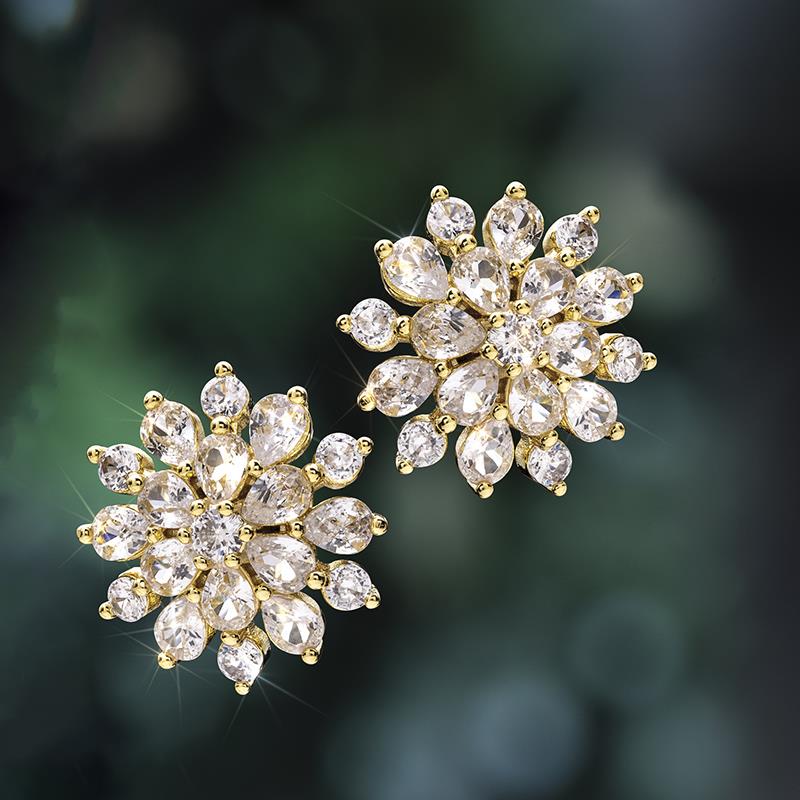 Silent Night Snowflake Earrings